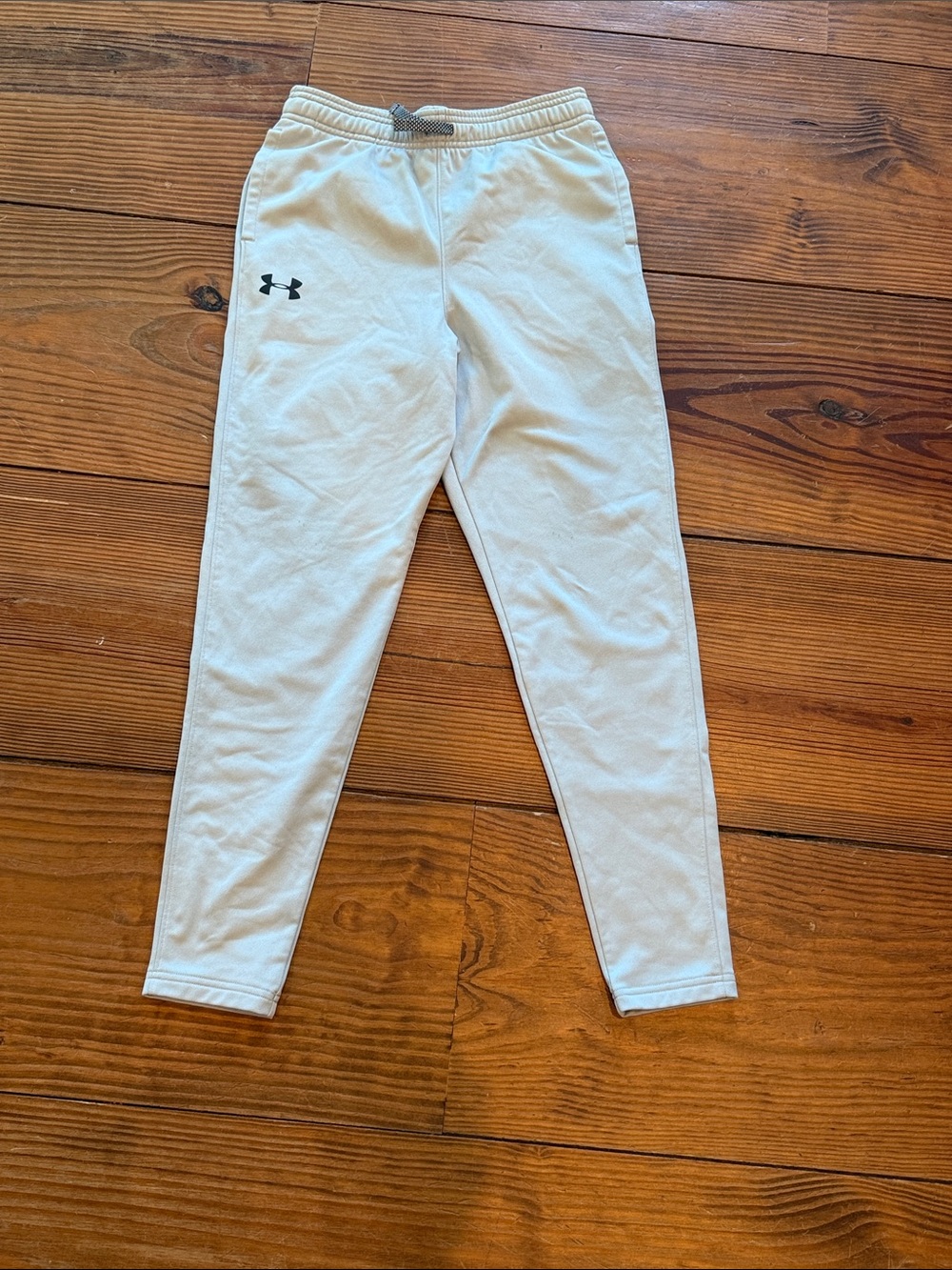 Under Armour Kids light grey Slim Athletic Joggers